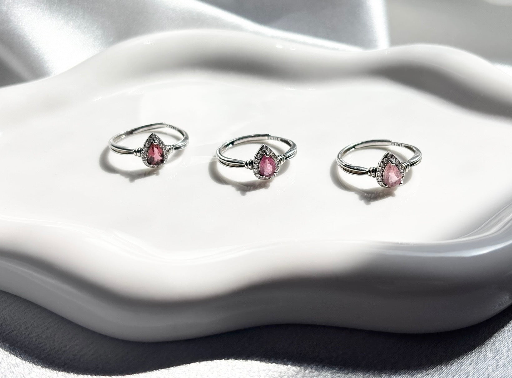Tourmaline Teardrop Ring