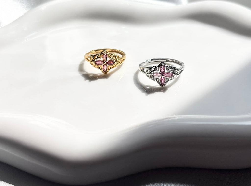 Pink Tourmaline Ring
