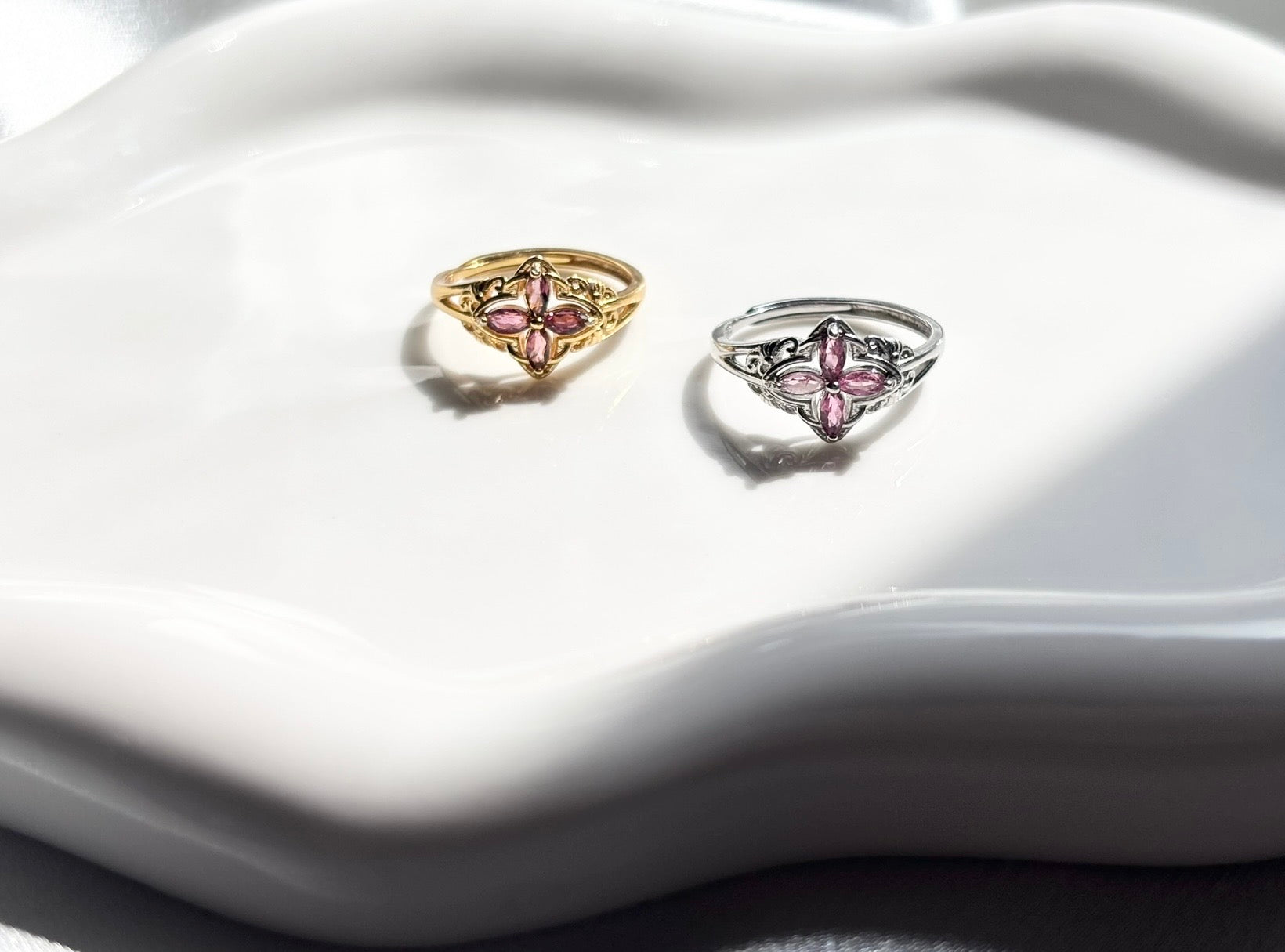 Pink Tourmaline Ring