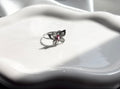 Pink Topaz Butterfly Ring
