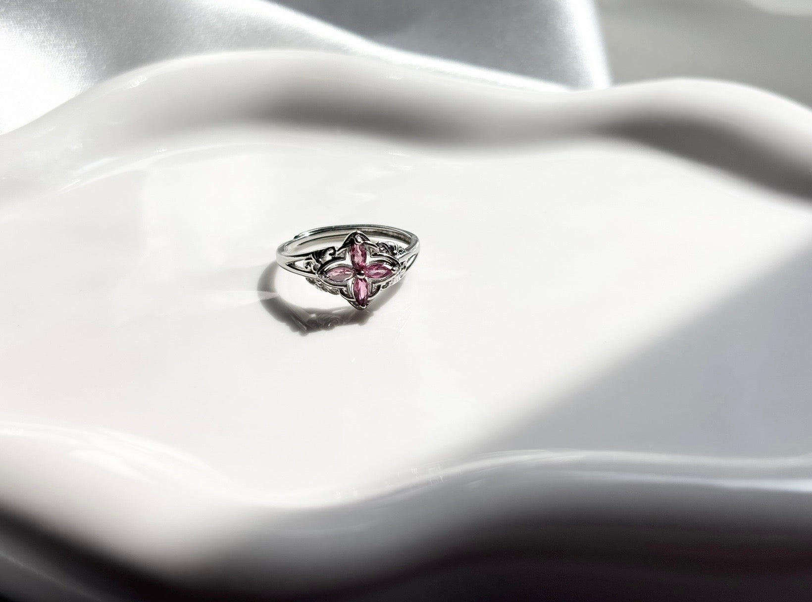 Pink Tourmaline Ring