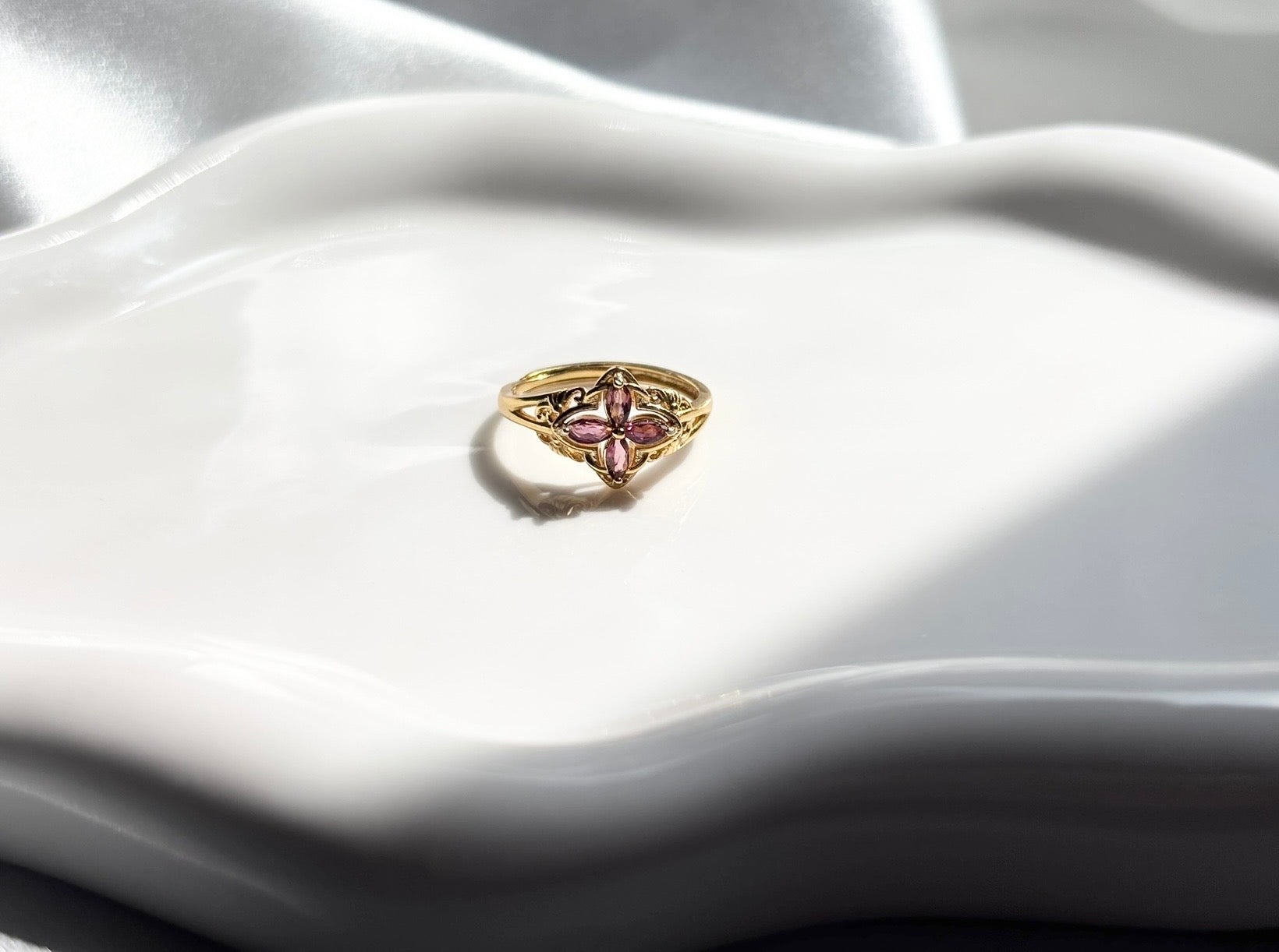 Pink Tourmaline Ring