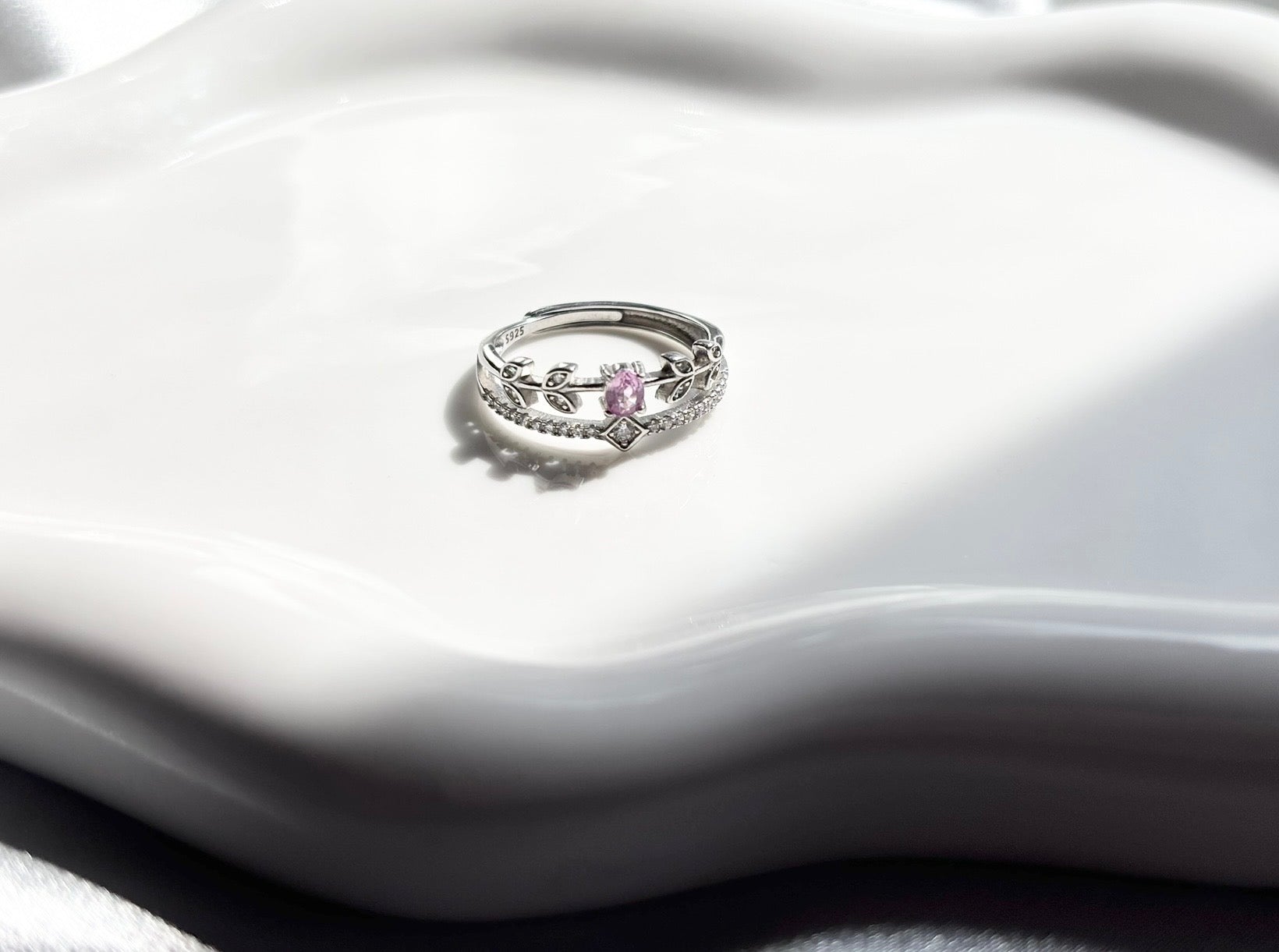 Pink Sapphire Ring