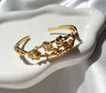 Golden Blossom Cuff