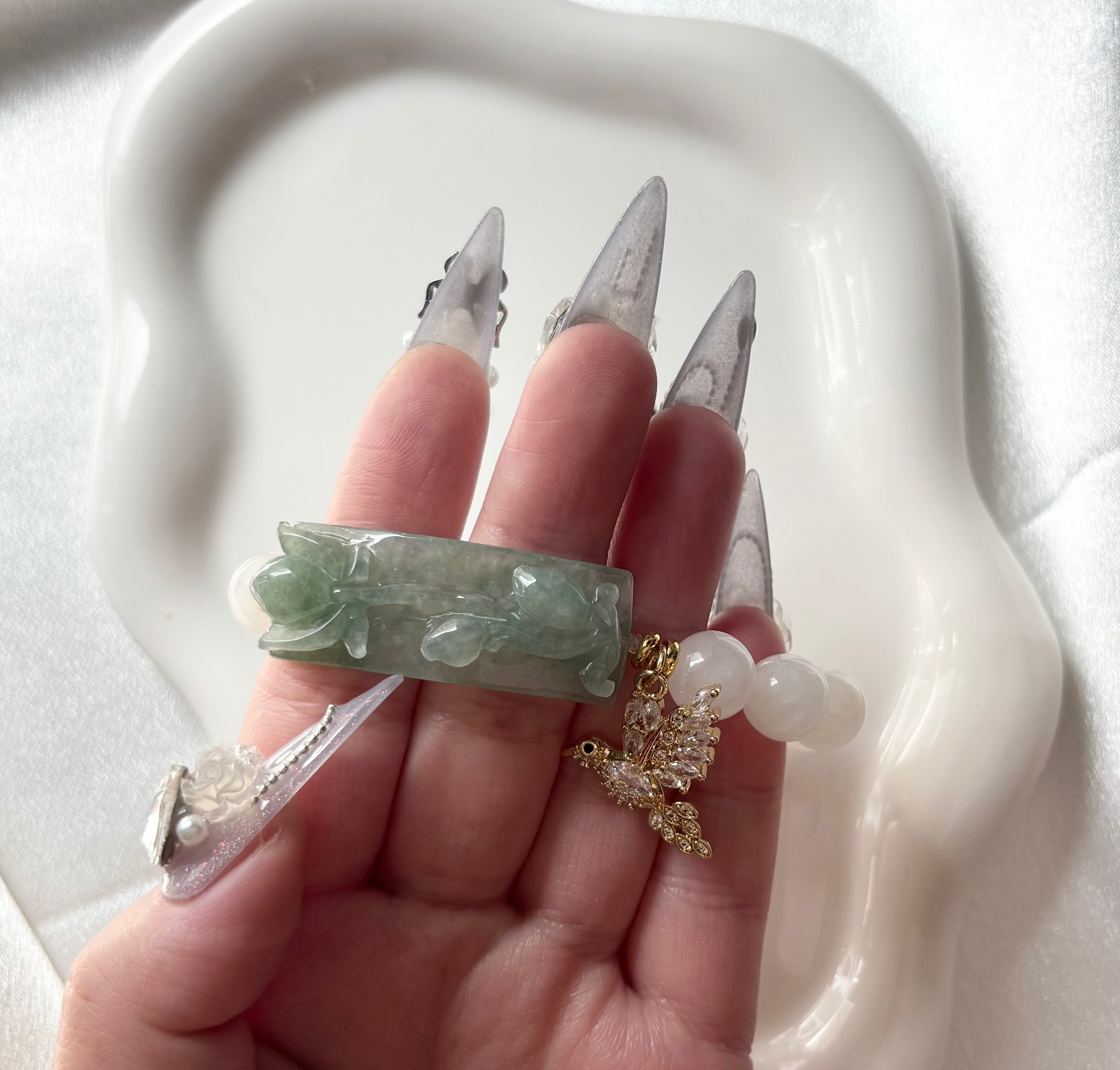 Icy Green Flower
