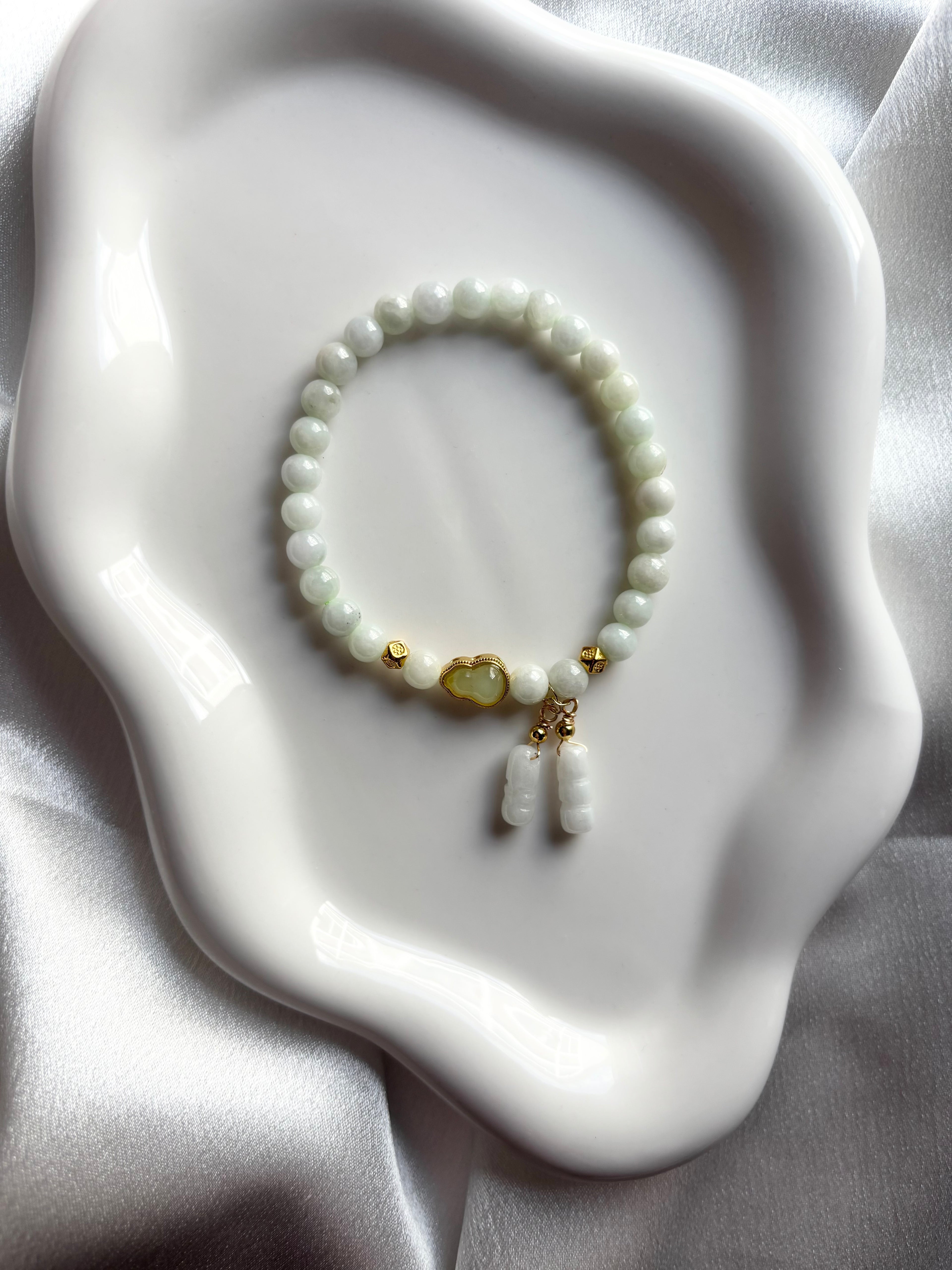 Bamboo Blessings Jade Bracelet
