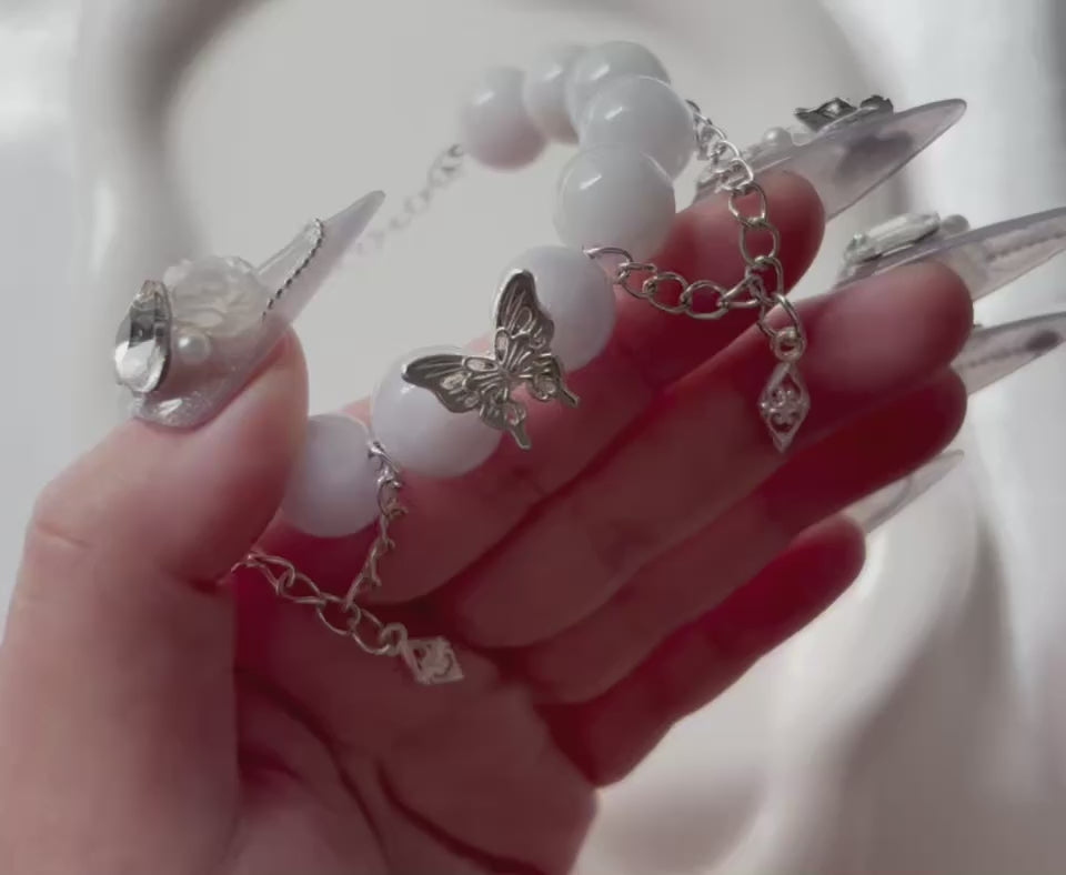 Lavender Jade Bracelet