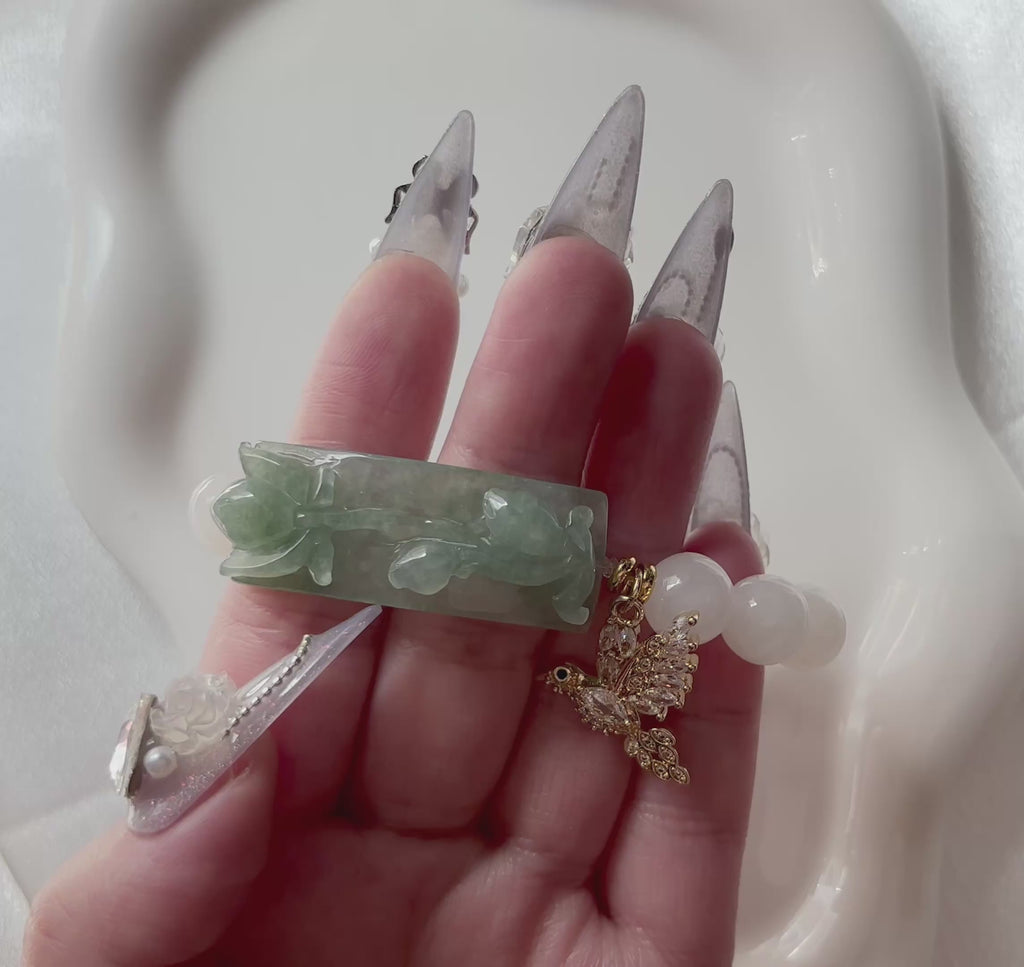 Icy Green Flower