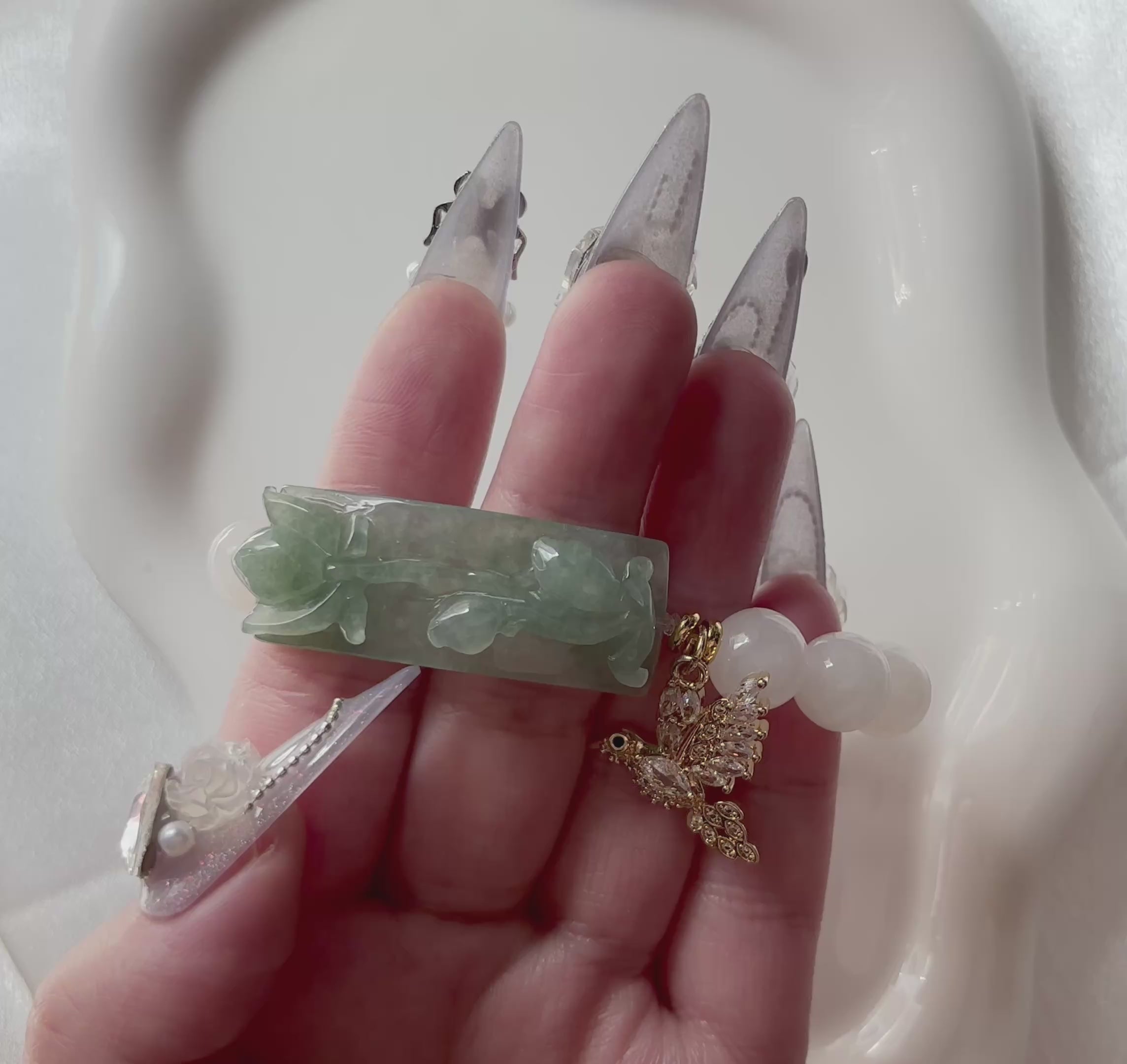 Icy Green Flower