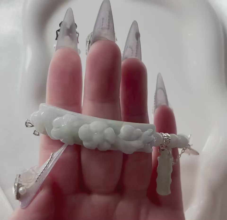 Light Apple Green Plum Blossom